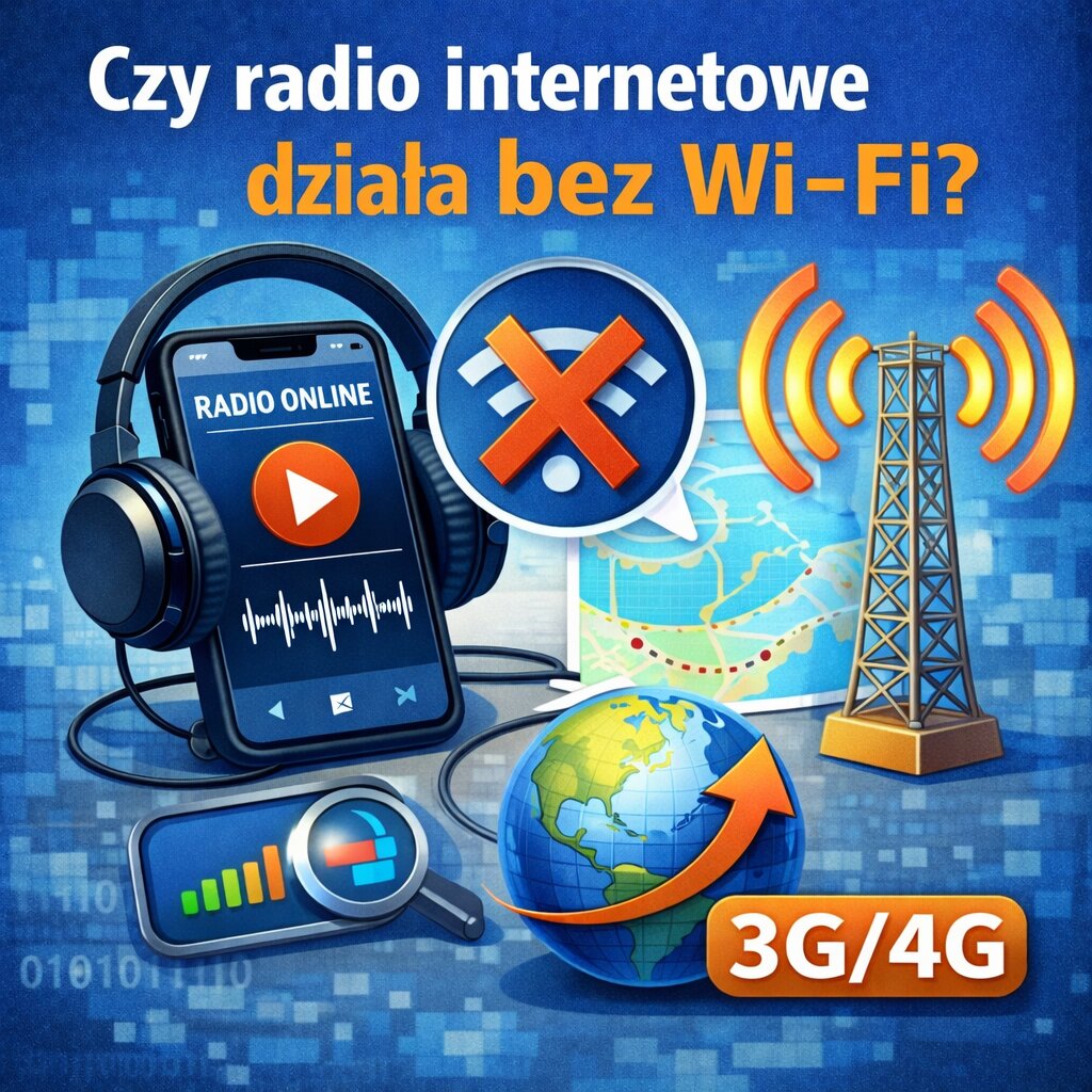 Czy radio internetowe działa bez Wi-Fi