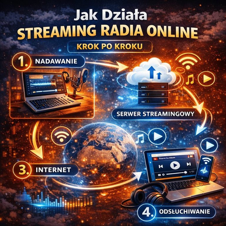 Jak działa streaming radia online krok po kroku