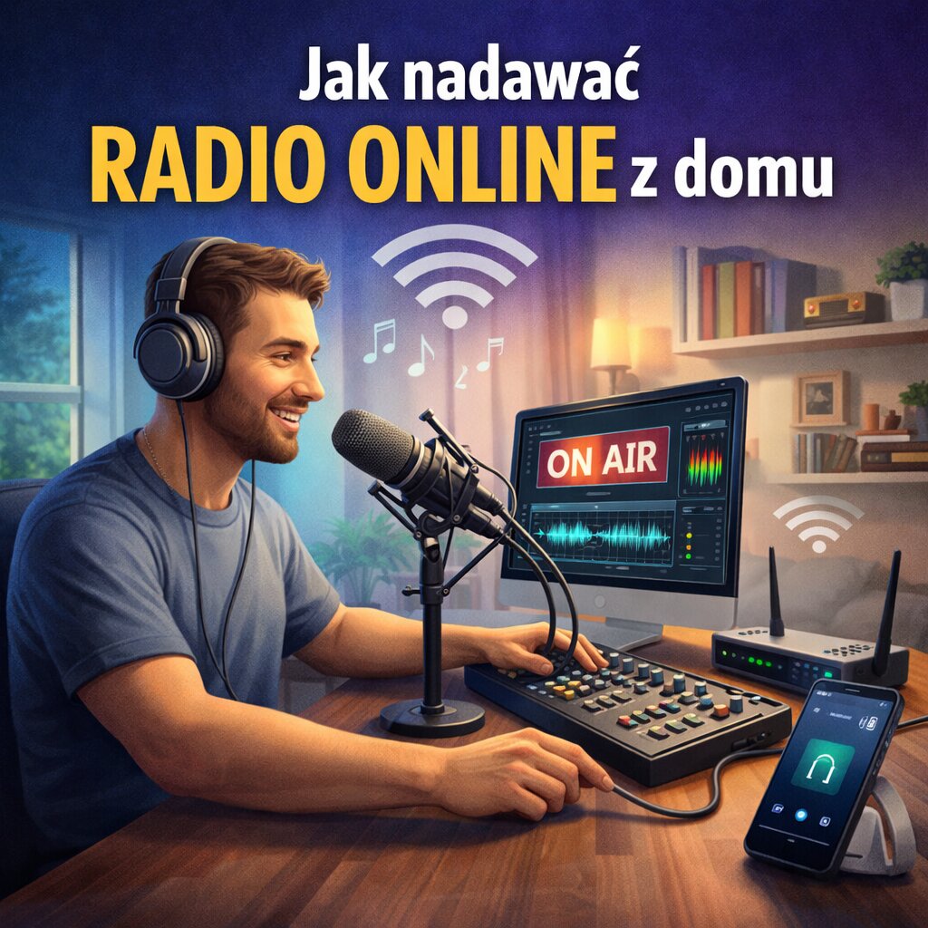 Jak nadawać radio online z domu