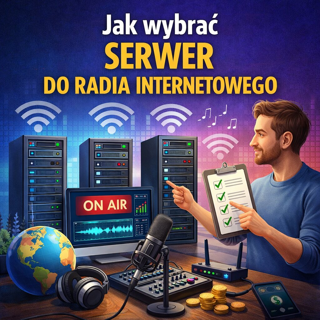 Jak wybrać serwer do radia internetowego