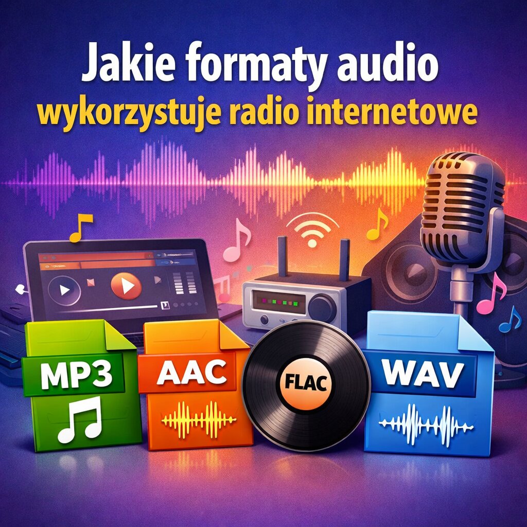 Jakie formaty audio wykorzystuje radio internetowe